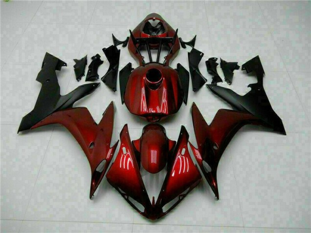 Custom 2004-2006 Red Black Yamaha YZF R1 Motorcycle Fairings Custom 2004-2006 Red Black Yamaha YZF R1 Motorcycle Fairings