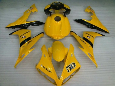 Aftermarket 2004-2006 Yellow Yamaha YZF R1 Motorbike Fairing