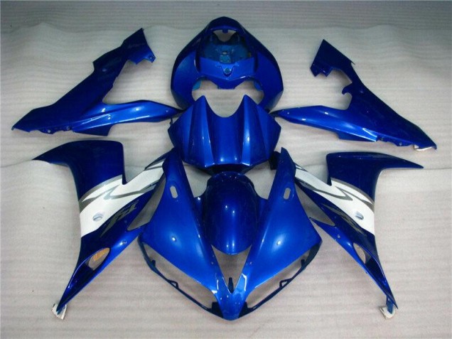 Custom 2004-2006 Blue White Yamaha YZF R1 Bike Fairings Custom 2004-2006 Blue White Yamaha YZF R1 Bike Fairings