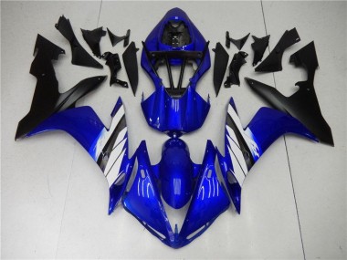 Custom 2004-2006 Blue White Black Yamaha YZF R1 Bike Fairings