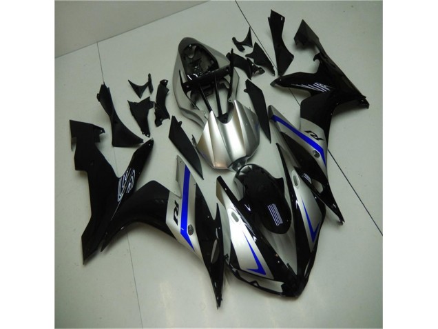 Custom 2004-2006 Blue Black Silver Yamaha YZF R1 Motorbike Fairing Custom 2004-2006 Blue Black Silver Yamaha YZF R1 Motorbike Fairing