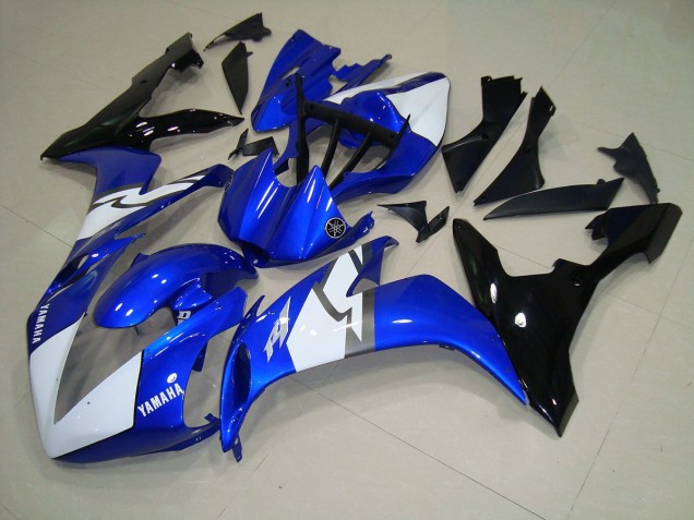 Custom 2004-2006 Blue Black White Yamaha YZF R1 Motorbike Fairing Kits