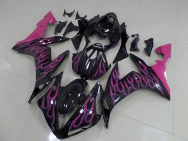 Custom 2004-2006 Pink Flame Yamaha YZF R1 Motorcylce Fairings