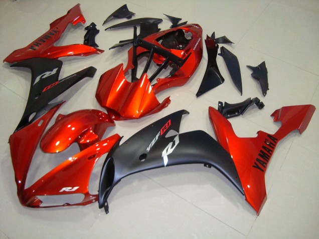 Custom 2004-2006 Red Matte Black Yamaha YZF R1 Motorbike Fairings Custom 2004-2006 Red Matte Black Yamaha YZF R1 Motorbike Fairings
