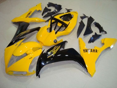Custom 2004-2006 Yellow Black Flame Yamaha YZF R1 Replacement Motorcycle Fairings