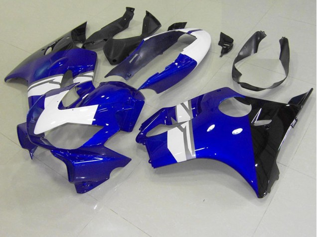 Custom 2004-2007 White Blue Black Honda CBR600 F4i Bike Fairing Kit Custom 2004-2007 White Blue Black Honda CBR600 F4i Bike Fairing Kit