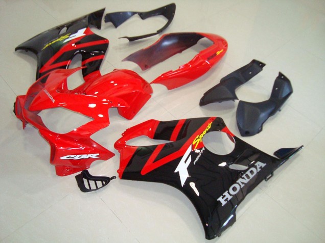 Custom 2004-2007 Red Black Red Tail Honda CBR600 F4i Replacement Fairings Custom 2004-2007 Red Black Red Tail Honda CBR600 F4i Replacement Fairings