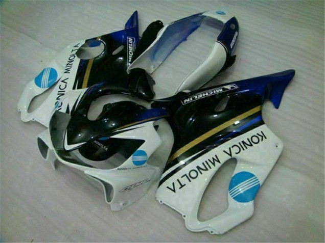 Custom 2004-2007 White Black Honda CBR600 F4i Replacement Fairings Custom 2004-2007 White Black Honda CBR600 F4i Replacement Fairings
