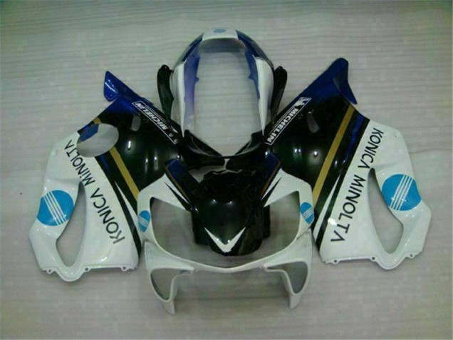 Custom 2004-2007 White Black Honda CBR600 F4i Replacement Fairings Custom 2004-2007 White Black Honda CBR600 F4i Replacement Fairings