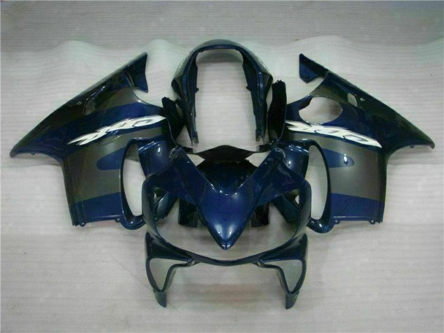 Custom 2004-2007 Blue Silver Honda CBR600 F4i Motorcycle Fairings Kit Custom 2004-2007 Blue Silver Honda CBR600 F4i Motorcycle Fairings Kit