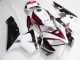 Custom 2005-2006 Red White Black Honda CBR600RR Motorcycle Fairing Custom 2005-2006 Red White Black Honda CBR600RR Motorcycle Fairing