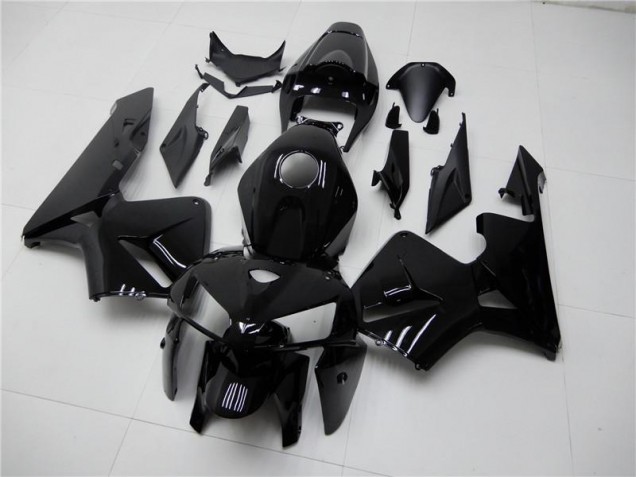 Custom 2005-2006 Glossy Black Honda CBR600RR Motorcycle Fairing Kit Custom 2005-2006 Glossy Black Honda CBR600RR Motorcycle Fairing Kit