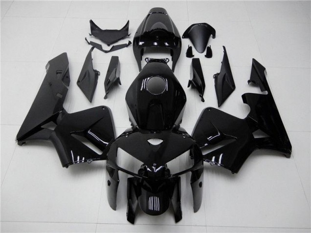 Custom 2005-2006 Glossy Black Honda CBR600RR Motorcycle Fairing Kit Custom 2005-2006 Glossy Black Honda CBR600RR Motorcycle Fairing Kit