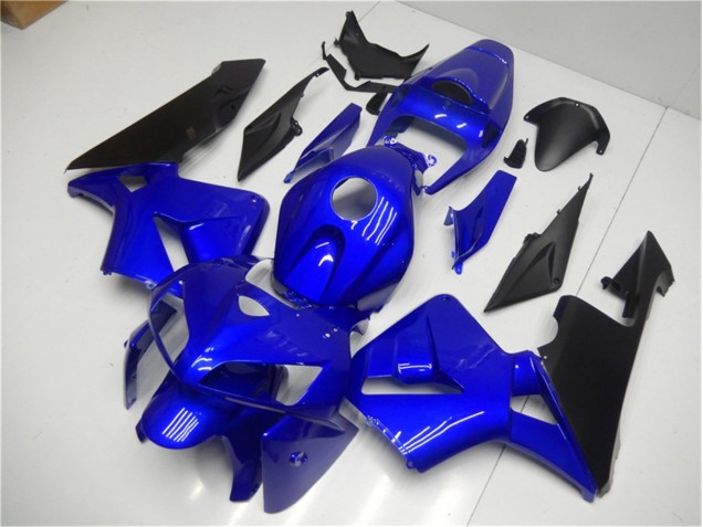 Custom 2005-2006 Blue Black Honda CBR600RR Motorbike Fairing Kits Custom 2005-2006 Blue Black Honda CBR600RR Motorbike Fairing Kits