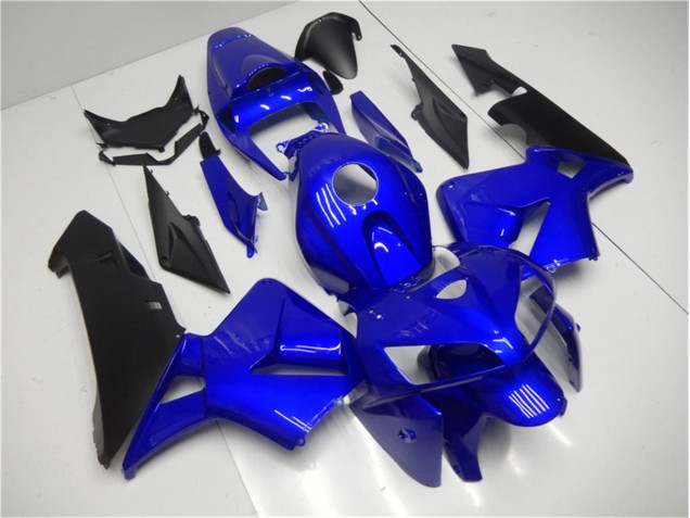 Custom 2005-2006 Blue Black Honda CBR600RR Motorbike Fairing Kits Custom 2005-2006 Blue Black Honda CBR600RR Motorbike Fairing Kits