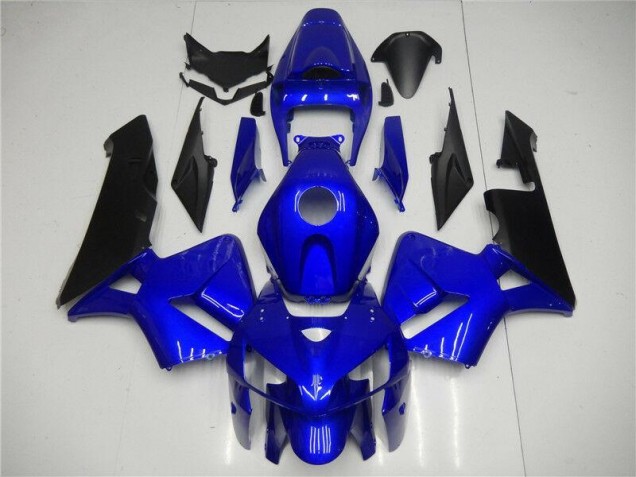Custom 2005-2006 Blue Black Honda CBR600RR Motorbike Fairing Kits Custom 2005-2006 Blue Black Honda CBR600RR Motorbike Fairing Kits