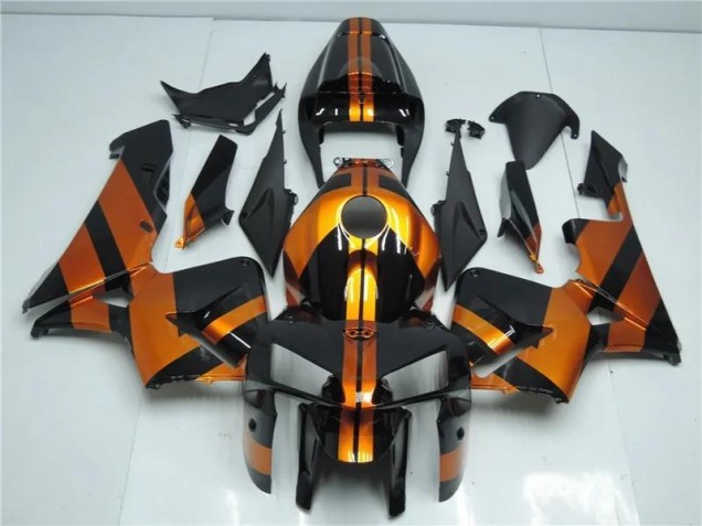 Custom 2005-2006 Orange Black Honda CBR600RR Motorcycle Fairing Kits Custom 2005-2006 Orange Black Honda CBR600RR Motorcycle Fairing Kits