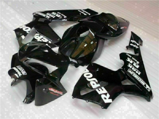 Custom 2005-2006 Black Repsol Honda CBR600RR Motorbike Fairing & Bodywork Custom 2005-2006 Black Repsol Honda CBR600RR Motorbike Fairing & Bodywork