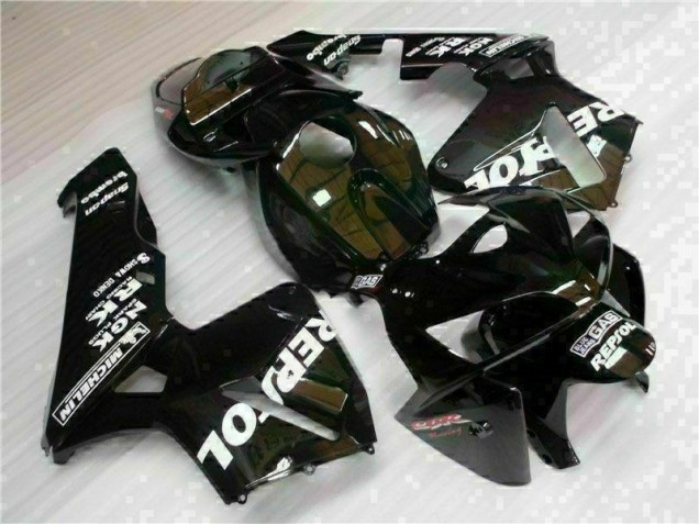 Custom 2005-2006 Black Repsol Honda CBR600RR Motorbike Fairing & Bodywork Custom 2005-2006 Black Repsol Honda CBR600RR Motorbike Fairing & Bodywork