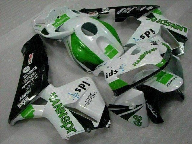 Custom 2005-2006 Green Honda CBR600RR Motor Bike Fairings Custom 2005-2006 Green Honda CBR600RR Motor Bike Fairings