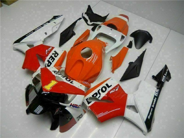 Custom 2005-2006 Orange Repsol Honda CBR600RR Bike Fairing Kit Custom 2005-2006 Orange Repsol Honda CBR600RR Bike Fairing Kit