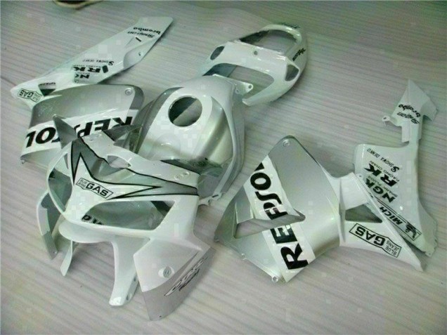 Custom 2005-2006 White Repsol Honda CBR600RR Motorbike Fairing Kits Custom 2005-2006 White Repsol Honda CBR600RR Motorbike Fairing Kits