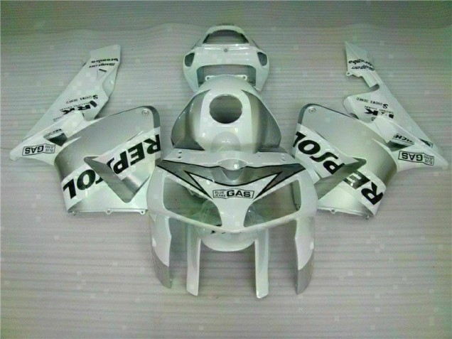 Custom 2005-2006 White Repsol Honda CBR600RR Motorbike Fairing Kits Custom 2005-2006 White Repsol Honda CBR600RR Motorbike Fairing Kits