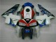 Custom 2005-2006 White Blue Honda CBR600RR Moto Fairings Custom 2005-2006 White Blue Honda CBR600RR Moto Fairings