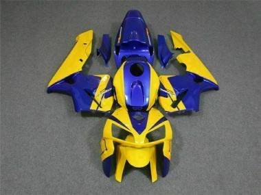 Custom 2005-2006 Yellow Honda CBR600RR Replacement Fairings