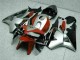 Custom 2005-2006 Black Silver Red Honda CBR600RR Motorcycle Fairings Custom 2005-2006 Black Silver Red Honda CBR600RR Motorcycle Fairings