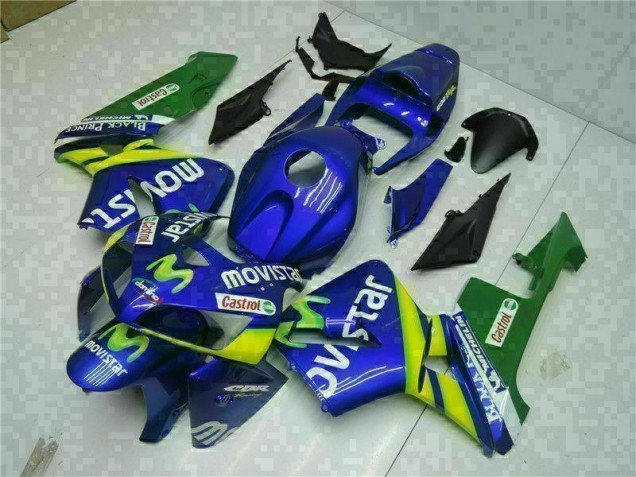 Custom 2005-2006 Blue Honda CBR600RR Motorbike Fairings Custom 2005-2006 Blue Honda CBR600RR Motorbike Fairings