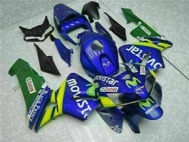 Custom 2005-2006 Blue Honda CBR600RR Motorbike Fairings Custom 2005-2006 Blue Honda CBR600RR Motorbike Fairings