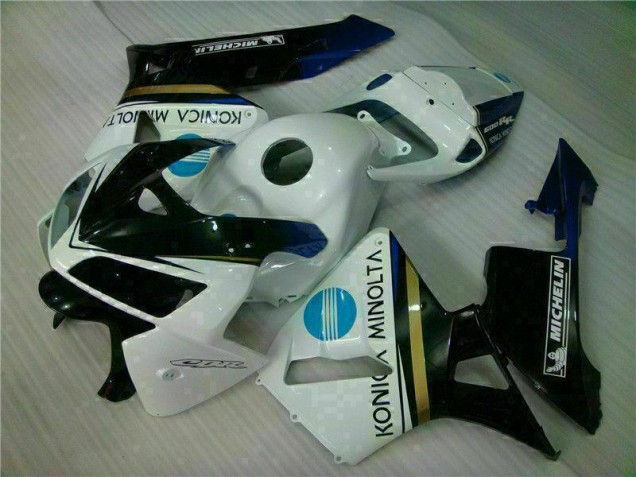Custom 2005-2006 White Black Honda CBR600RR Replacement Motorcycle Fairings Custom 2005-2006 White Black Honda CBR600RR Replacement Motorcycle Fairings