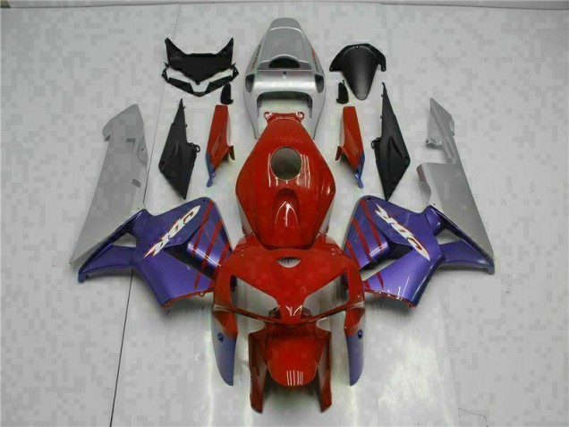 Custom 2005-2006 Red Purple Honda CBR600RR Motorbike Fairing Kits Custom 2005-2006 Red Purple Honda CBR600RR Motorbike Fairing Kits