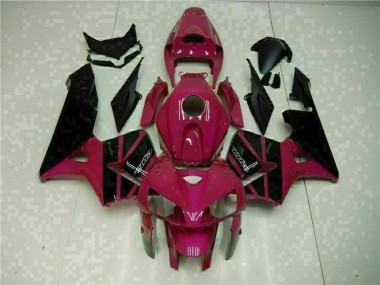 Custom 2005-2006 Black Purple Honda CBR600RR Moto Fairings