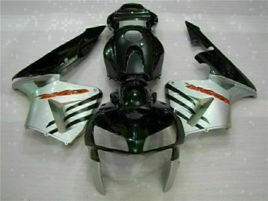 Custom 2005-2006 Glossy Black Honda CBR600RR Motor Bike Fairings