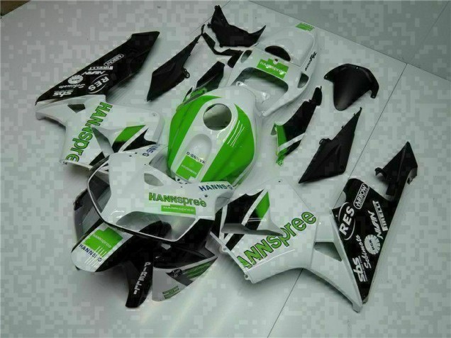 Custom 2005-2006 Green Honda CBR600RR Replacement Motorcycle Fairings Custom 2005-2006 Green Honda CBR600RR Replacement Motorcycle Fairings