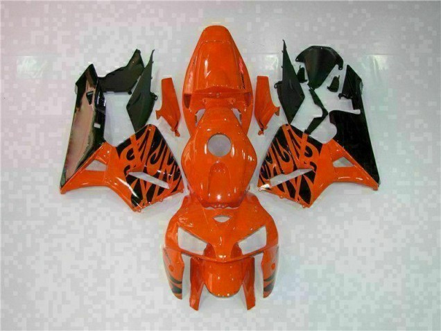 Custom 2005-2006 Orange Honda CBR600RR Motor Fairings Custom 2005-2006 Orange Honda CBR600RR Motor Fairings