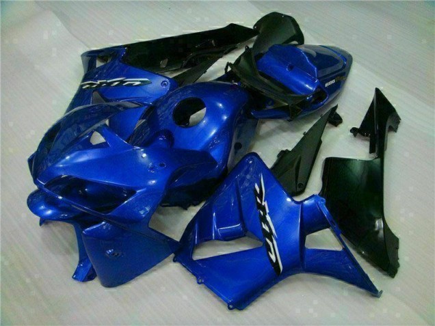 Custom 2005-2006 Blue Honda CBR600RR Motorcycle Fairings Kit Custom 2005-2006 Blue Honda CBR600RR Motorcycle Fairings Kit