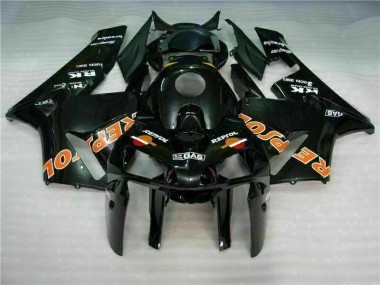 Aftermarket 2005-2006 Black Repsol Honda CBR600RR Motorcylce Fairings