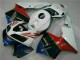 Custom 2005-2006 White Honda CBR600RR Motorcycle Fairings Custom 2005-2006 White Honda CBR600RR Motorcycle Fairings
