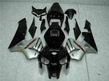 Custom 2005-2006 Silver Honda CBR600RR Motorbike Fairings