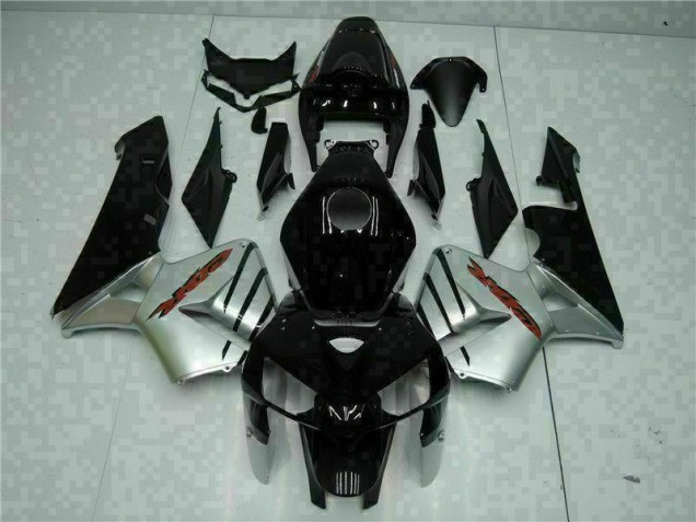 Custom 2005-2006 Silver Honda CBR600RR Motorbike Fairings Custom 2005-2006 Silver Honda CBR600RR Motorbike Fairings