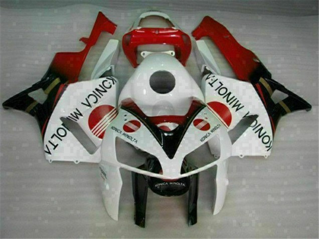 Custom 2005-2006 White Honda CBR600RR Motorcycle Fairing Kits Custom 2005-2006 White Honda CBR600RR Motorcycle Fairing Kits