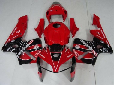 Aftermarket 2005-2006 Red Black Honda CBR600RR Motorcycle Fairing Kit