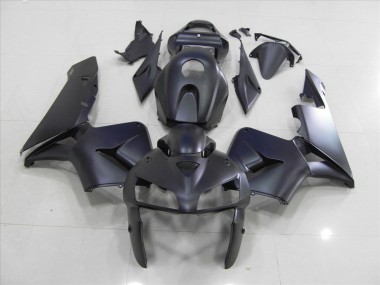 Custom 2005-2006 Matte Black Honda CBR600RR Motorcycle Fairing Kits