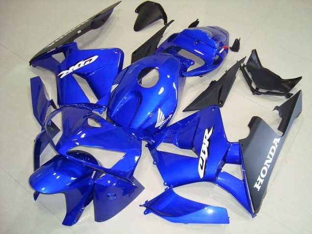 Custom 2005-2006 Blue Honda CBR600RR Bike Fairings & Bodywork Custom 2005-2006 Blue Honda CBR600RR Bike Fairings & Bodywork