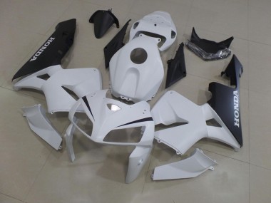 Aftermarket 2005-2006 White Black Honda CBR600RR Motorcycle Fairings