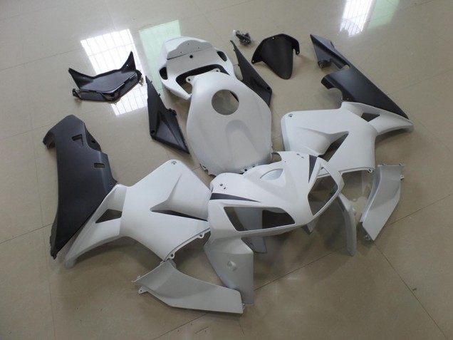 Custom 2005-2006 White Black Honda CBR600RR Motorcycle Fairing Kits Custom 2005-2006 White Black Honda CBR600RR Motorcycle Fairing Kits
