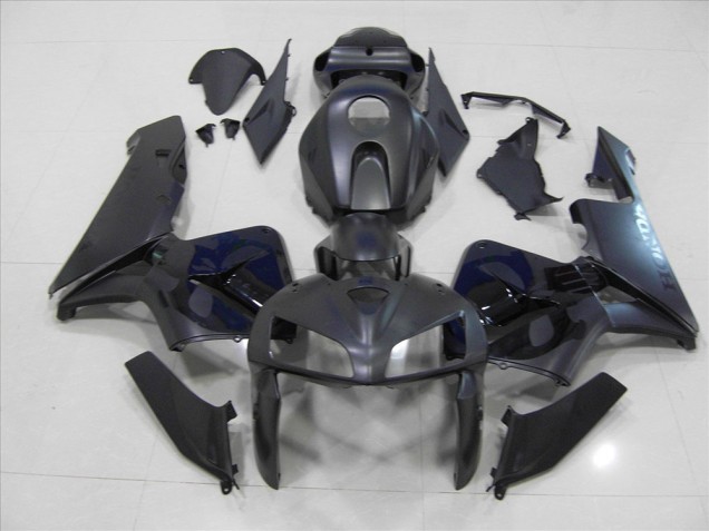 Custom 2005-2006 Matte Black Skull Honda CBR600RR Bike Fairings Custom 2005-2006 Matte Black Skull Honda CBR600RR Bike Fairings